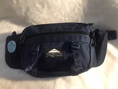 JANSPORT JSOA47M97Q9 WAY OUT PLUS WAISTPACK NAVY MINI RIPST 290 Cubic Inches • $50