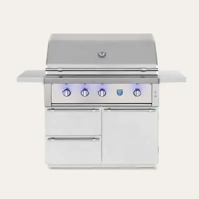 $10479 • Buy American Made Grills Estate 42  Natural Gas Grill On Cart With Smoker Tray