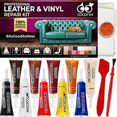 Coconix Vinyl And Leather Repair Kit - Restorer Of Your Furniture Jacket So... • $29.16