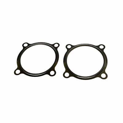 2PCS 3” Inch 4 Bolt Turbo Stainless Steel Exhaust Downpipe Flange Gasket • $7.99