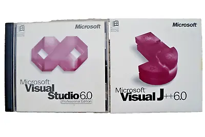 Microsoft Visual Studio Professional 6.0 6 With Visual Basic For Windows 7 10 11 • $149.98