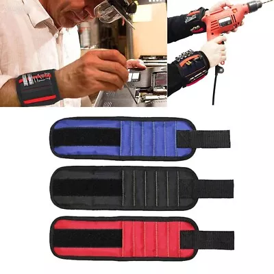Heavy Duty Magnetic Wristband Tool Bag For Home Improvement And DIY Projects • $16.48