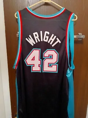 Lorenzen Wright Memphis Grizzlies NBA Basketball Jersey Champion 52 Rare  • $74.99