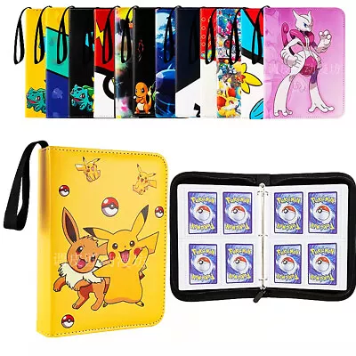 For Pokemon Cards Binder Album Book Game Card Collectors Holder 400 Card Spots • $11.99