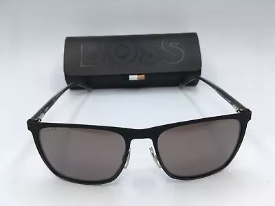 $49.99 • Buy Hugo Boss 1149/S Men's Matte Black Frame Silver Mirror Lens Rectangular Sunglass
