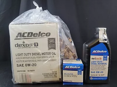 ACDelco 0W-20 Oil Change Kit For 3.0L Duramax Motor Engine New • $80
