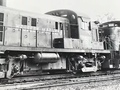 DH) Artistic Photograph 1974 Western Maryland Railroad Train Engine 191 • $14.50