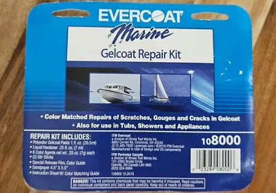Evercoat Marine Boat Gelcoat Repair Kit 108000 Match N' Patch Multi Use • $75