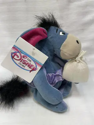 $9 • Buy Disney 7  EEYORE SUGAR PLUM FAIRY Plush Disney Store NWT Retired Bean Bag Doll