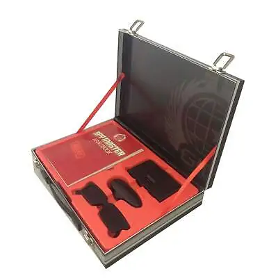 £15.39 • Buy Spy Master Briefcase Black Spy Kit - Secret Agent Mission Handbook With Top Spy 