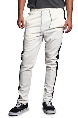 $21.95 • Buy Victorious Men's Slim Fit Color Blocked Sports Workout Techno Track Pants. S~5XL