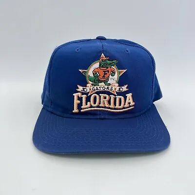 Rare Vintage 90s Men's Starter Florida Gators UF Old Logo Blue Snapback Hat Cap • $29.99