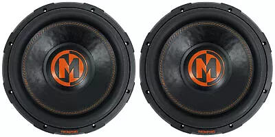 (2) Memphis Audio MJP1222 12  1500w MOJO Pro Car Audio Subwoofers DVC 2 Ohm Subs • $379.90