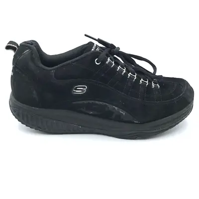 Skechers Womens Shape Ups Xf Energy Blast Walking Shoes Black 12321 Leather 9.5M • $14.99