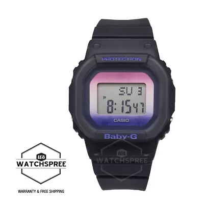 Casio Baby-G Winter Sky Series Translucent Black Resin Band Watch BGD560WL-2D • $160.93