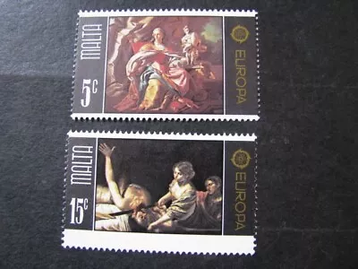 Malta Stamp Europa Set Scott # 495-496 Never Hinged Unused • $1.98