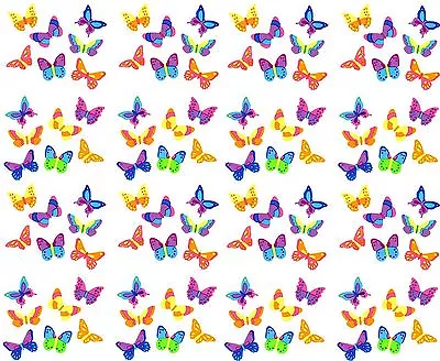 Mrs Grossman's Colorful Butterfly Butterflies Scrapbook Stickers! 4 Strips • $4.50