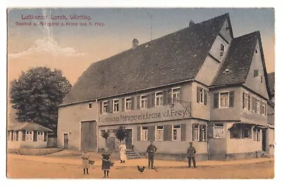 £10.56 • Buy Lorch Bei Schwäbisch Gmünd, Inn Zur Crown By F. Frey 1918 Defects AK!