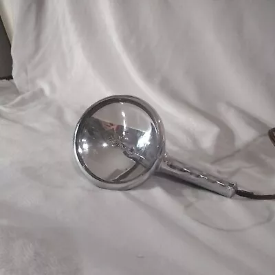 $40 • Buy Vintage Light Auto Accessory Hand-held Spot Light Mopar Chrome 12v
