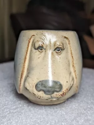 Vintage Mug UCTCI Japan Stoneware 1970's Pottery Hound Dog Mug  8 Oz • $20