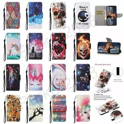 Case For IPhone 13 12 11 Pro XR XS Max 8 7 SE2 Pattern Leather Wallet Flip Cover • $10.99