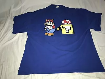 2002 Nintendo Super Mario Bros T-Shirt Delta Tag Size 2XL • $22