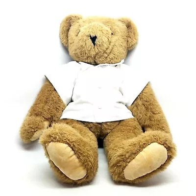 The Vermont Teddy Bear Company 16  Jointed Soft Fur Brown Authentic Classic • $9.95