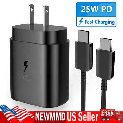 25w Type USB-C Super Fast Wall Charger For Samsung Galaxy A71 5G A51 A41 A31 A21 • $10.99