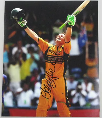 ADAM GILCHRIST Hand Signed 8'x10' Photo 4 • $139