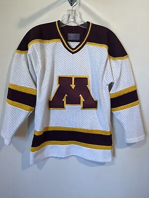 Minnesota Gophers - Men's VINTAGE Pedersons Mesh Hockey Jersey Made In USA • $35