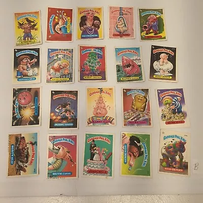 1980s Vintage Garbage Pail Kids Cards Lot Of 20 • $10.99