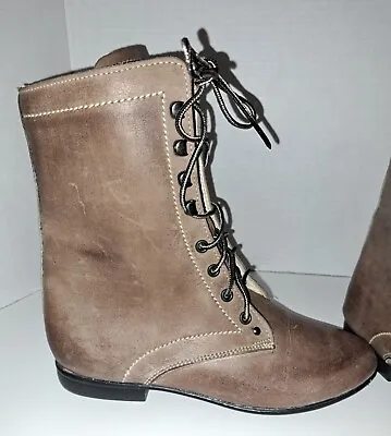 Dexter Vintage Brown Leather Lace Up Boots Women's 6.5M • $35