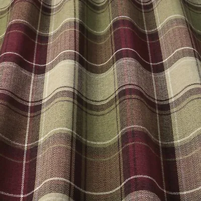 Iliv Argyle Tartan Checked Pattern Woven Curtain Fabric Material 148cm Wide • £1.94