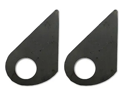 2 - Weld On Steel Ramp Gate Holder Hinge Heavy Duty Equipment Trailer Tear Drop • $35.99