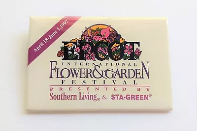 Disney World Epcot 1997 Button Pin International Flower & Garden Festival • $3.99