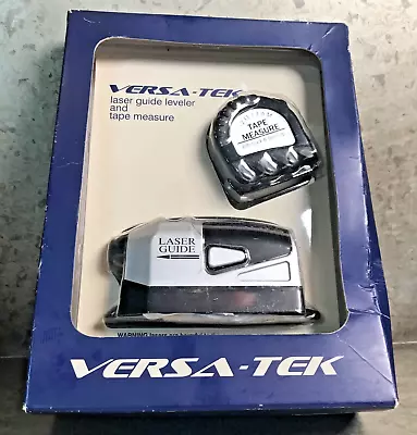 Versa - Tek Laser Guide Leveler & 12 Ft Tape Measure Brand New Orig Pkg • $12.95