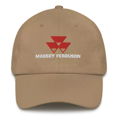 Massey Ferguson Tractor Logo Hat Twill Cap Dad Hat Baseball Cap Unisex One Size • $27.90