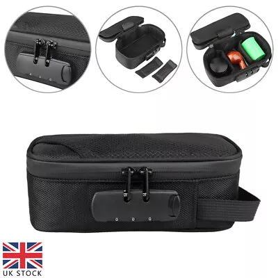 £13.21 • Buy Smell Proof Carbon Lined Bag Lockable Case Stash Rolling Box Roll Container UK