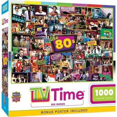 Tv Time - 80S Shows 1000 Piece Jigsaw Puzzle • $16.29