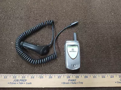 Motorola Model 60i(T) - Silver ( AT&T ) TDMA Vintage Flip Phone • $10