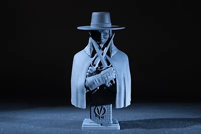 $40 • Buy V For Vendetta Bust | Resin Statue | 3D Printed | UNPAINTED