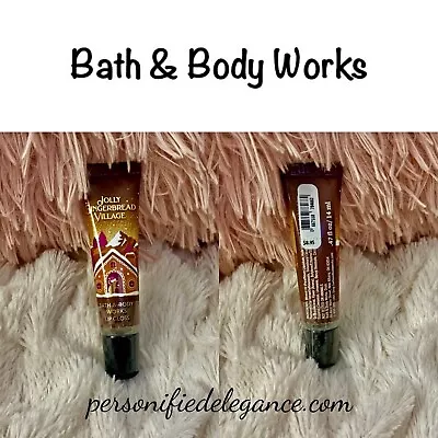 NEW Bath & Body Works Jolly Gingerbread Village Flavored Lip Gloss Full Size • $14