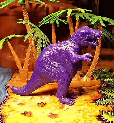 Marx 1991 Anniversary Flintstone Ruby Edition Tyrannosaurus Type I Purple Nice • $14.95