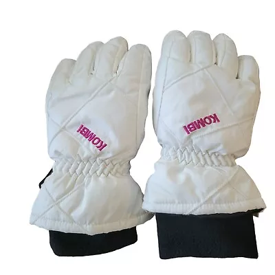 Kombi Snug Jr.  Waterguard Winter Gloves White Black Palms Big Kids Insulated  • $32.46