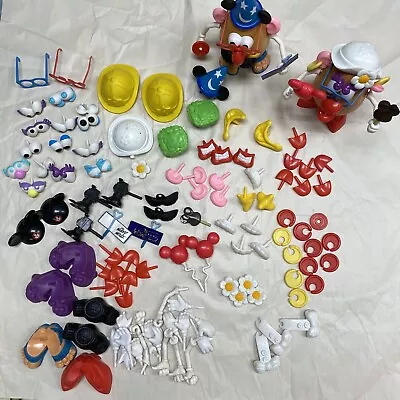 Lot 140+ Pcs Vtg 1985 Playskool Mrs. Mr. Potato Head Disney World W Accessories • $99