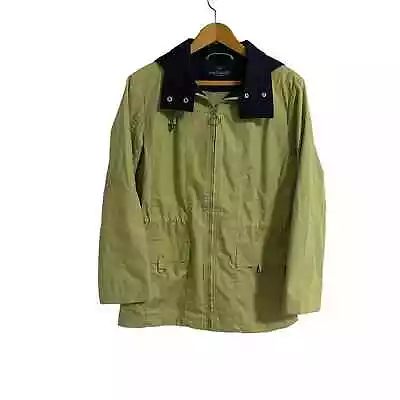 Mackintosh New England Women's Green And Navy Lightweight Spring Jacket Size M • $24.99