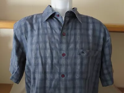 Quicksilver Waterman Men's Shirt Blue Beach Summer Fishing Size Large • $22.99