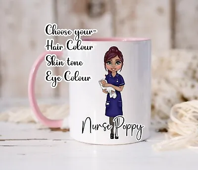 Personalised Midwife Mug Nurse Mug Gift For Midwife New Midwife Gift • £8.95