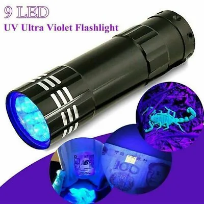 £2.99 • Buy UV Black Light Torch, Ultra Violet, Gas Leak, Forensic Blood, Urine Detector