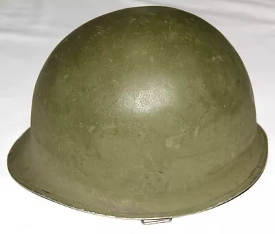 Original Wwii Front Seam Swivel Loop Schlueter M1 Helmet For Restoration • $69.99